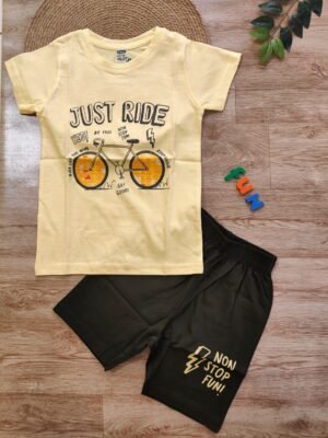 Cycle Boys Contrast Set Light Yellow