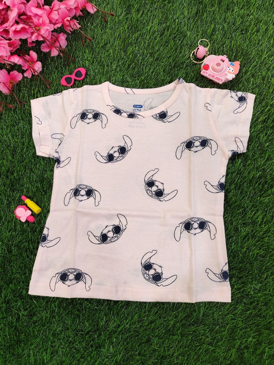 Lilo & Stitch Girls Co-Ord Set White - Image 2