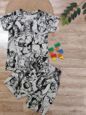 Marvel Comics Boys Co-Ord Set Grey
