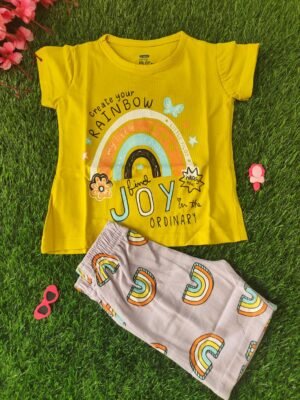 Rainbow Girls Contrast Set Yellow