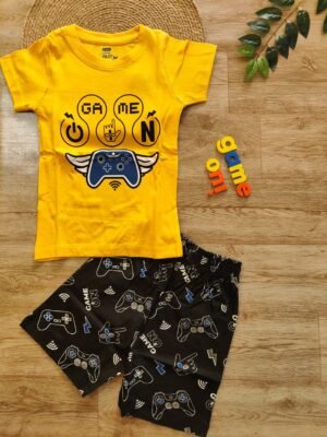 Video Game Boys Contrast Set Yellow